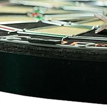 Regulation bristle dartboard for home game rooms, tournaments, practice, and family play