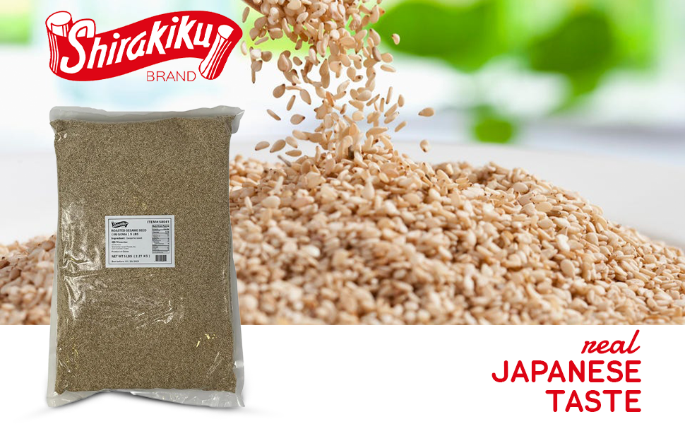 Shirakiku Roasted Sesame Seeds (IRI GOMA)