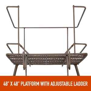 Guide Gear 4x4 6' Tripod Tower and Blind Platform