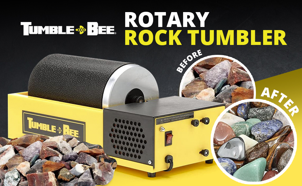 c1 tubmler machine kit 25lb memory function digital speeds cool triple máquina pulidora de rocas