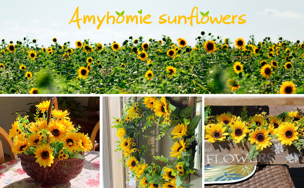 artificial sunlfowers