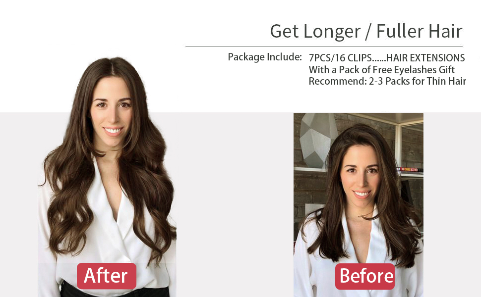 Clip in Hair Extensions