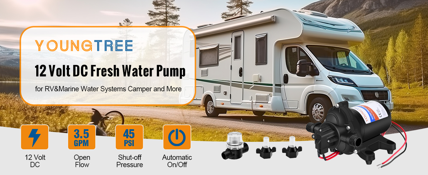 12V Rv water pump
