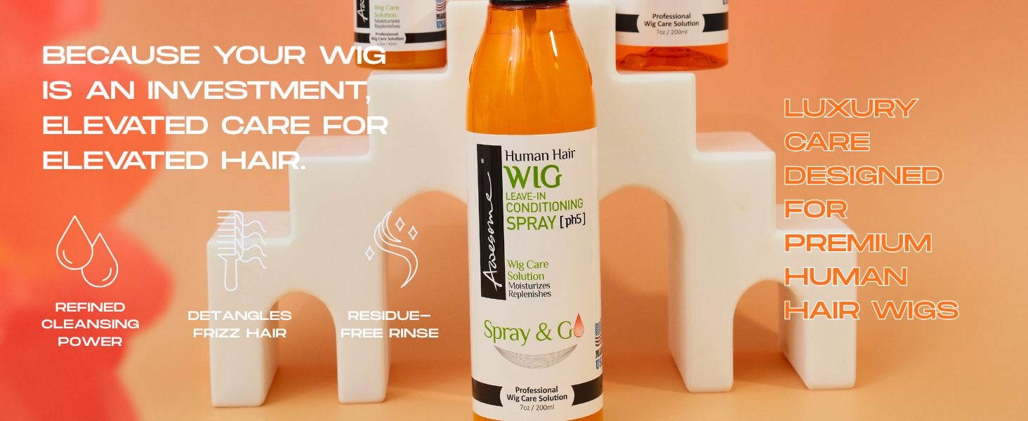 awesome human hair wig shampoo and conditioner