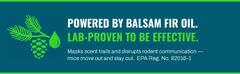 balsam fir oil botanical ingredient EPA registered rodent repellent lab proven