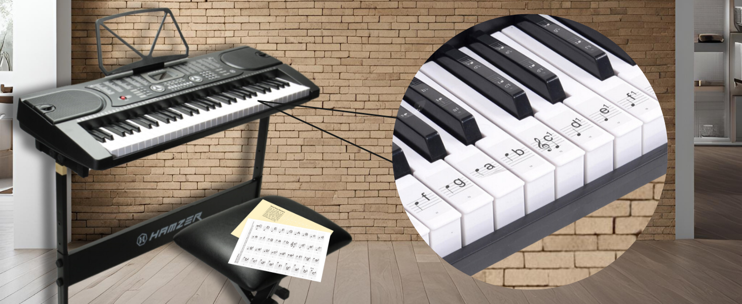 Label Keyboard Piano Keys Keyboard Beginner