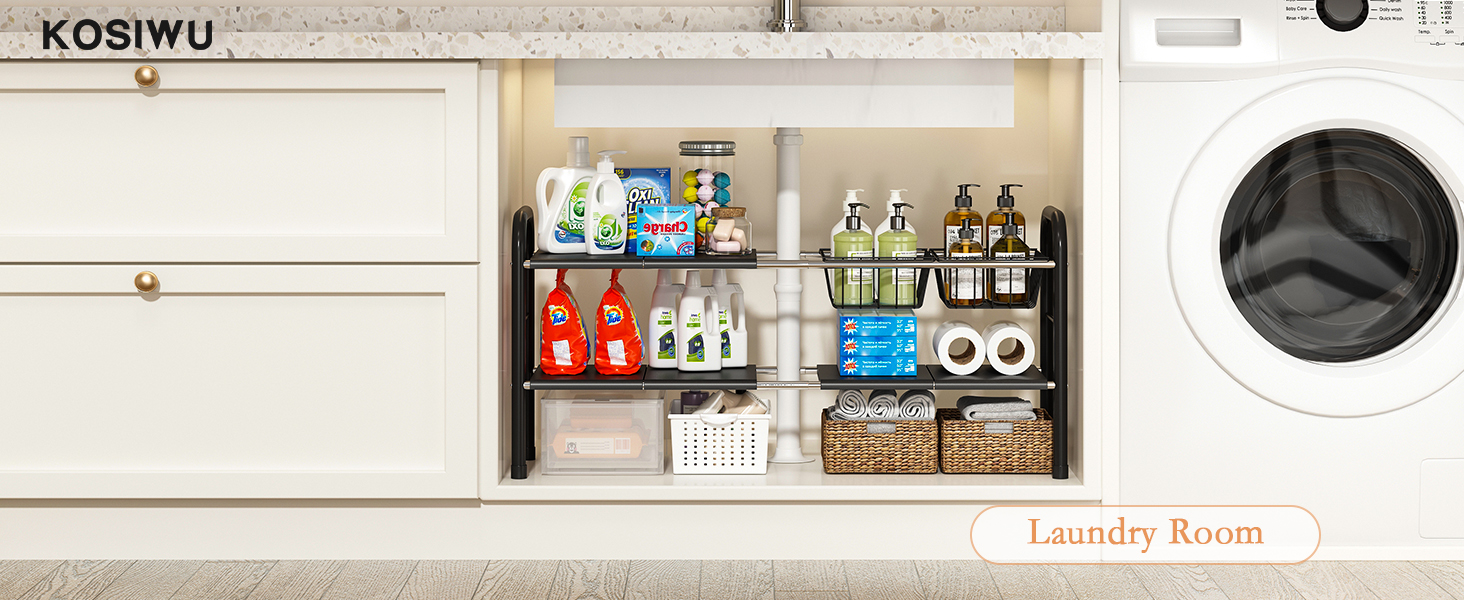 2-Tier Expandable Cabinet Shelf 5.5