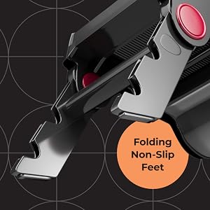 MuellerLiving Mandoline Slicer V-Pro 5 Blade folding non Slip feet