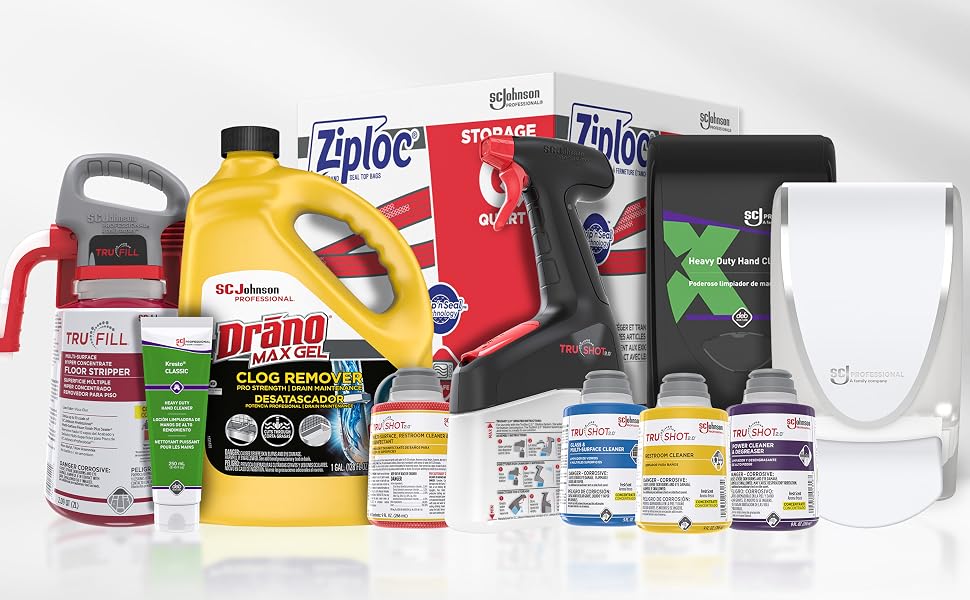 SC Johnson Professional product assortment
