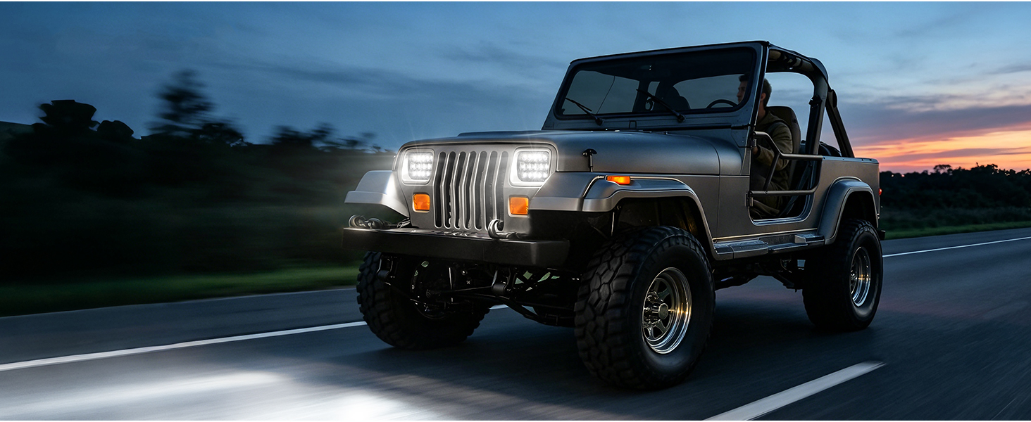jeep yj headlights