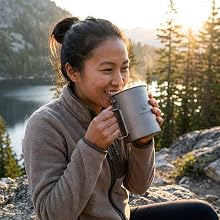 drink from 900ml titanium pot