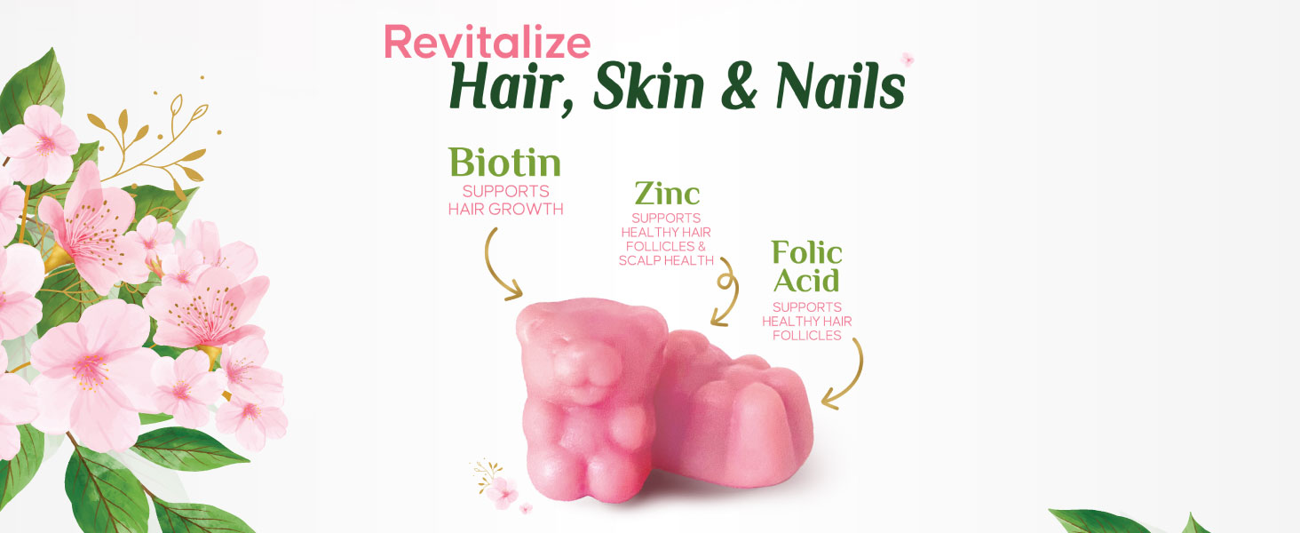 hair growth supplement with biotin vitamins a c zinc