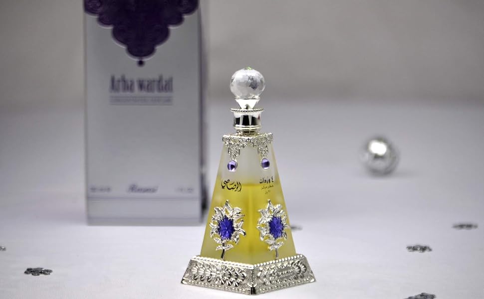 Rasasi Arba Wardat for Men and Women (Unisex) CPO - Concentrated Perfume Oil (Attar) 30 ML (1.6 oz)
