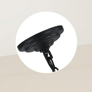 matte black chandelier