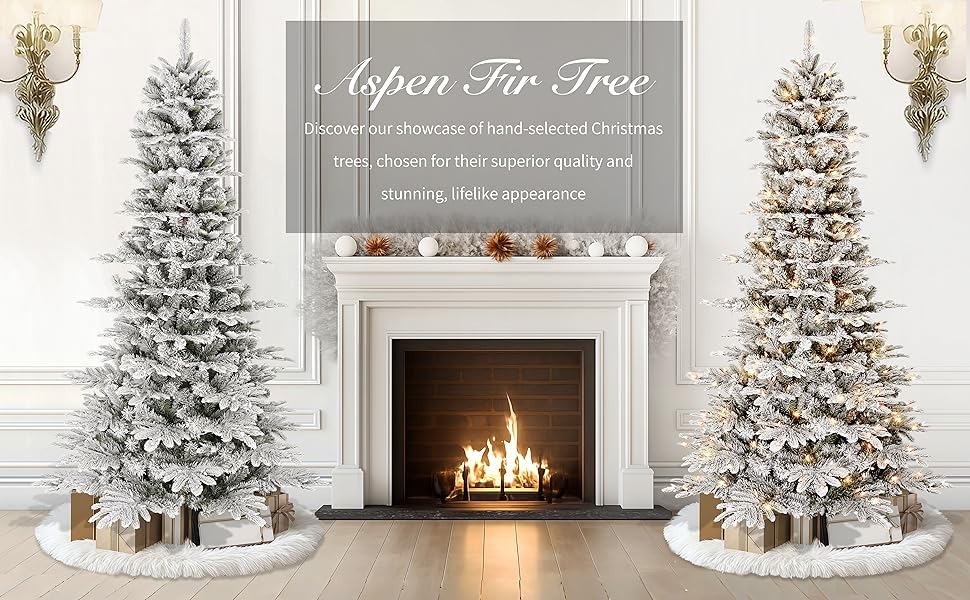 Christmas Tree Decorations Prelit Artificial Xmas Trees Arbol De Navidad Decor Lights Fake Outdoor