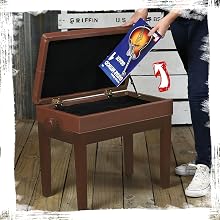 Piano Bench with Storage