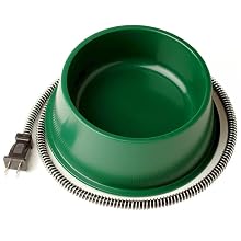 Farm Innovators 1-Quart Heated Pet Bowl, Green