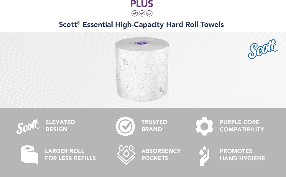 Scott Essential High-Capacity Hard Roll Towels