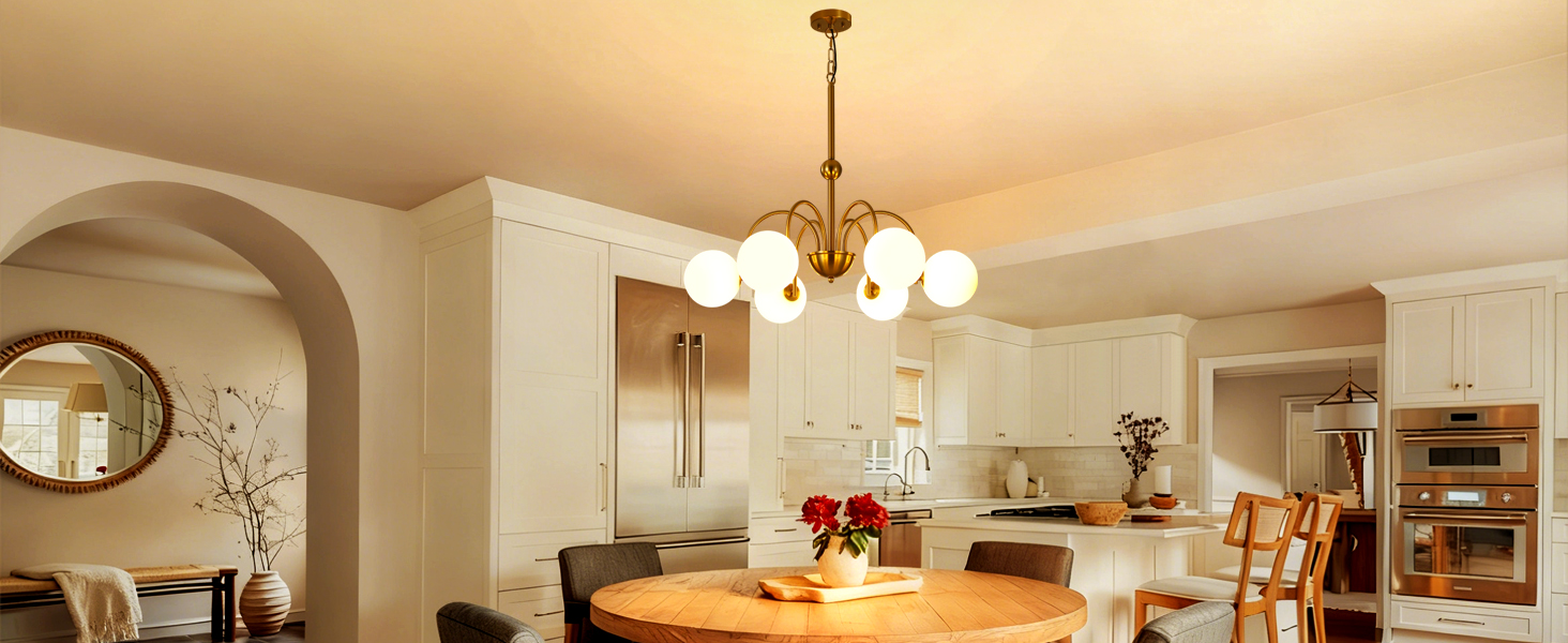 brass chandeliers for dining room