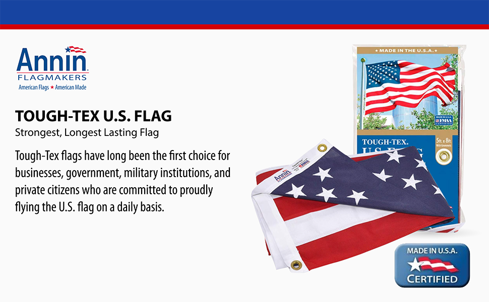 Annin TOUGH-TEX U.S. FLAG