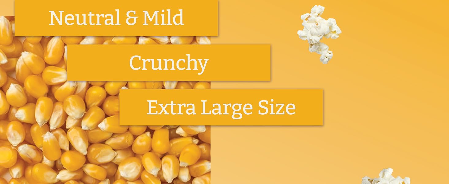 Flavor: Neutral &amp; Mild , Size Extra Large, Texture: Crunchy