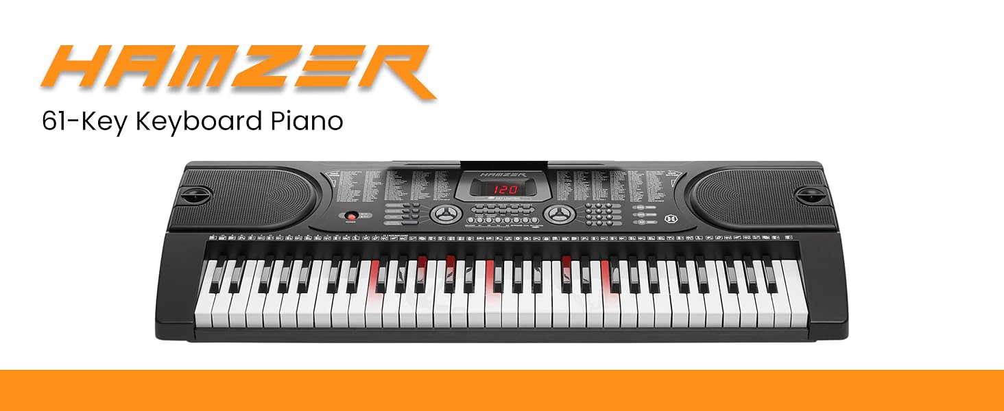 digital electric recital stage compact synthesizer starter music 49 61 76 labeled midi online keys