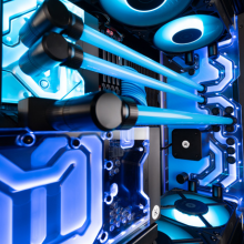 EK Custom Liquid-Cooled Gaming PC CPU &amp;amp;amp; GPU