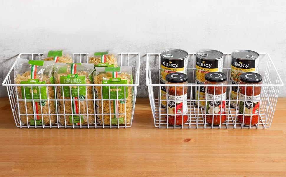 wire storage baskets