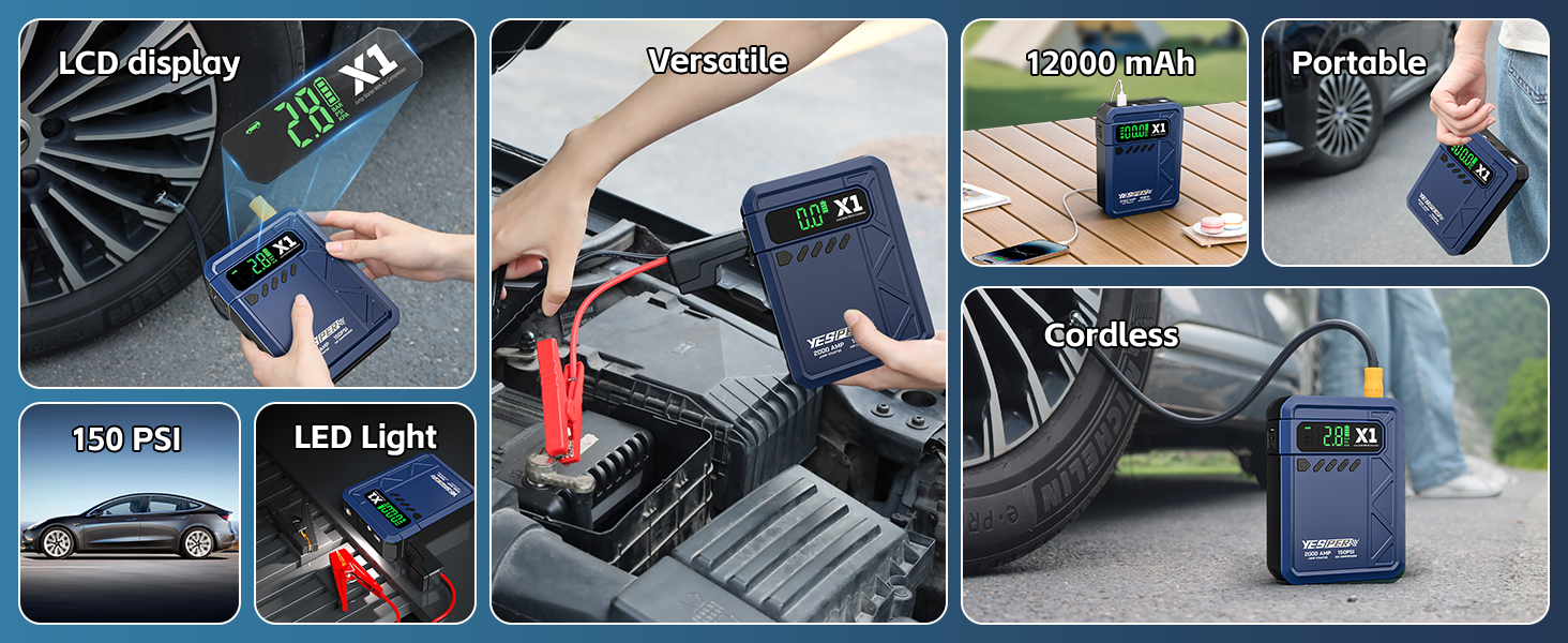 portable car chargers &amp;amp; jump starter
