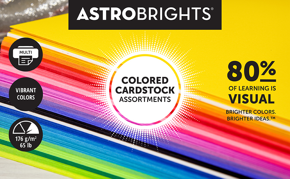 Astrobrights Assortment 65 lb