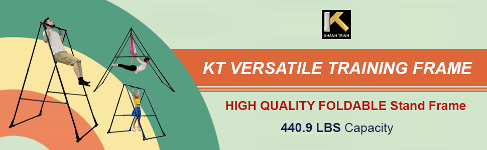 kt folding aerial yoga trapeze stand frame