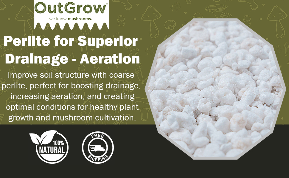 close up of large perlite