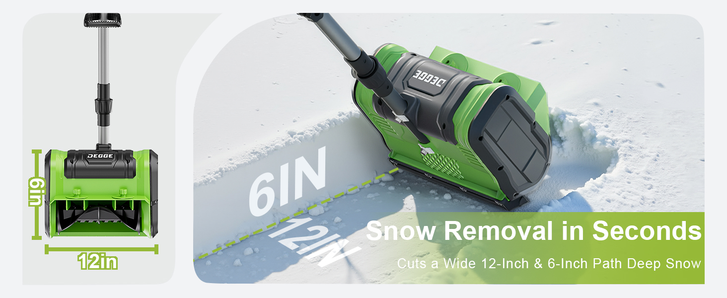 DEGGE Electric Snow Shovel