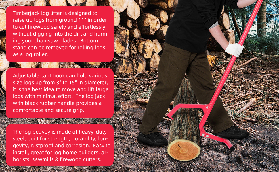logging tools;log lifter;log roller
