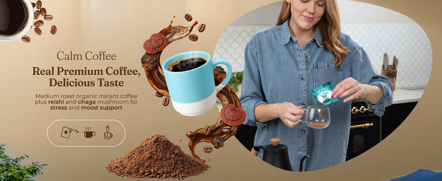 Calm instant coffee