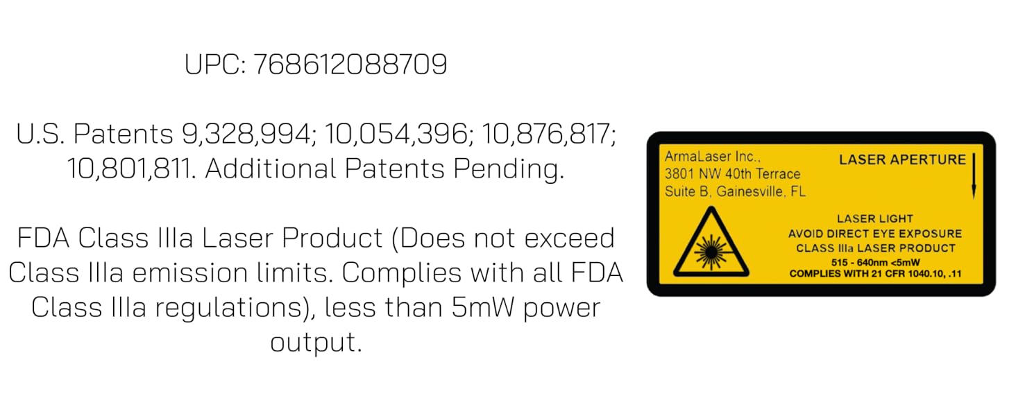 ArmaLaser Patent