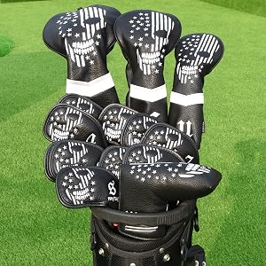 skull driver cover putter cover