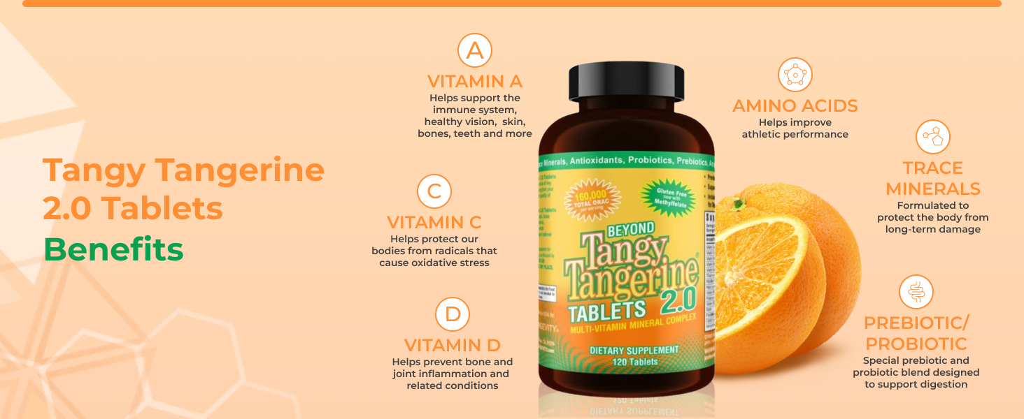 Tangy Tangerine 2.0 Tablets Benefits