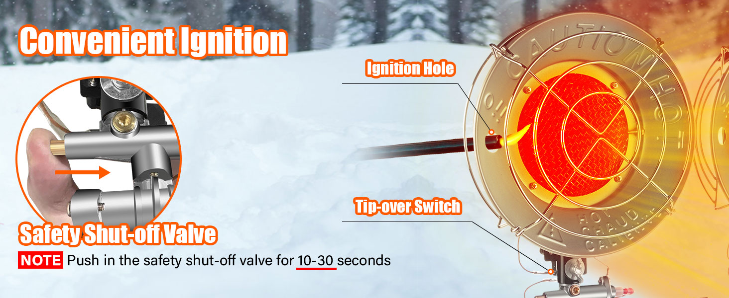 Propane Tank Top Heater Portable