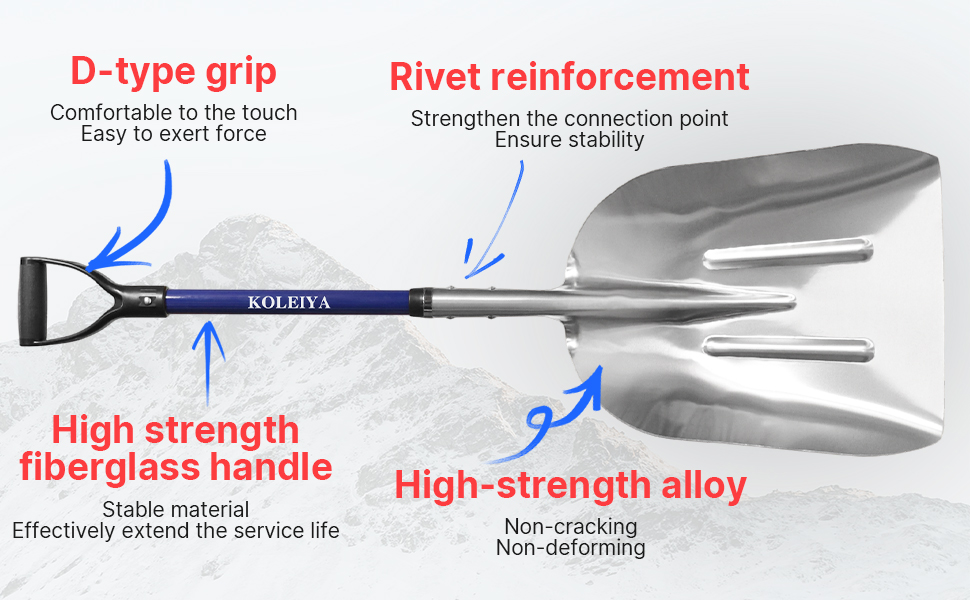 Aluminum Snow Shovel