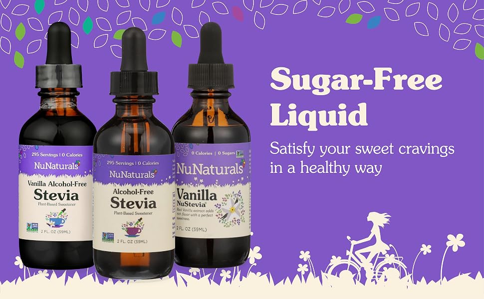 Sugar-Free Liquid Stevia. Satisfy your sweet cravings in a healthy way