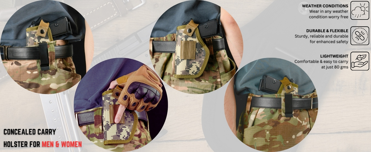 IWB/OWB Concealed Carry Pistol Holsters