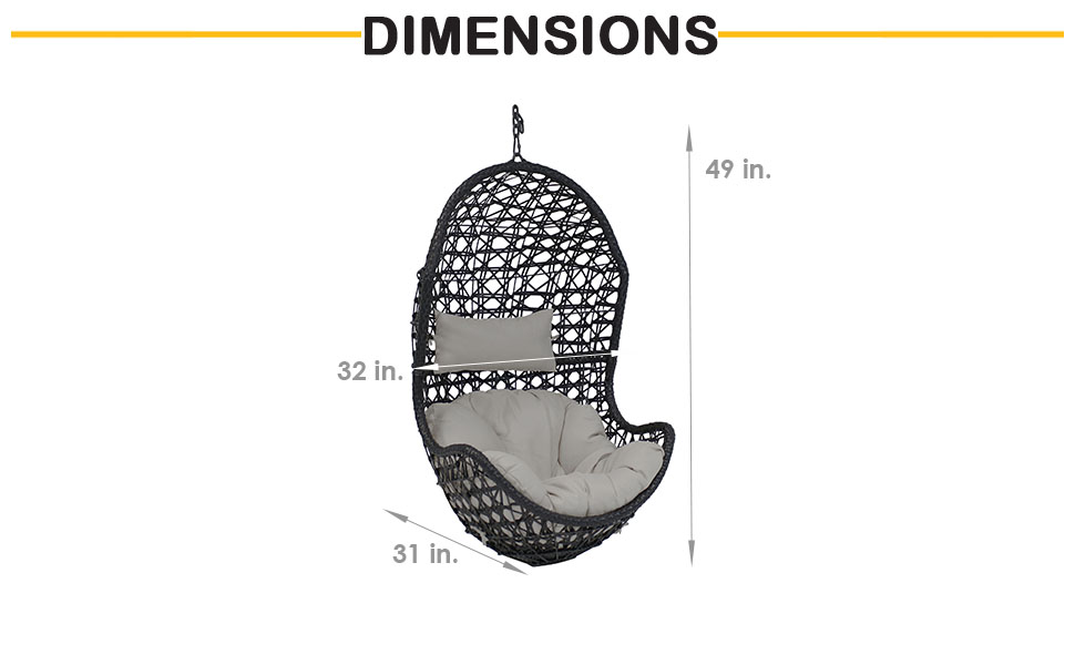 dimensions of chair