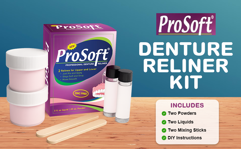ProSoft Denture Reliner Kit Image A+ Content