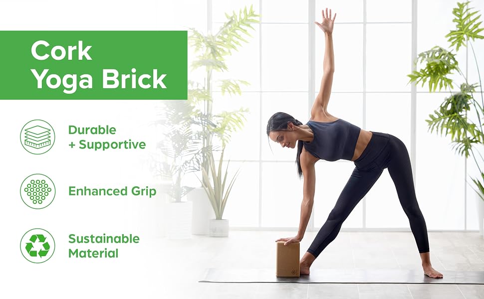 Gaiam Cork Yoga Brick