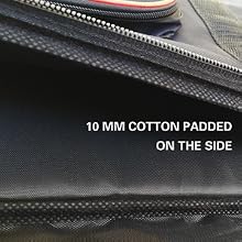 10 mm Padded on the side