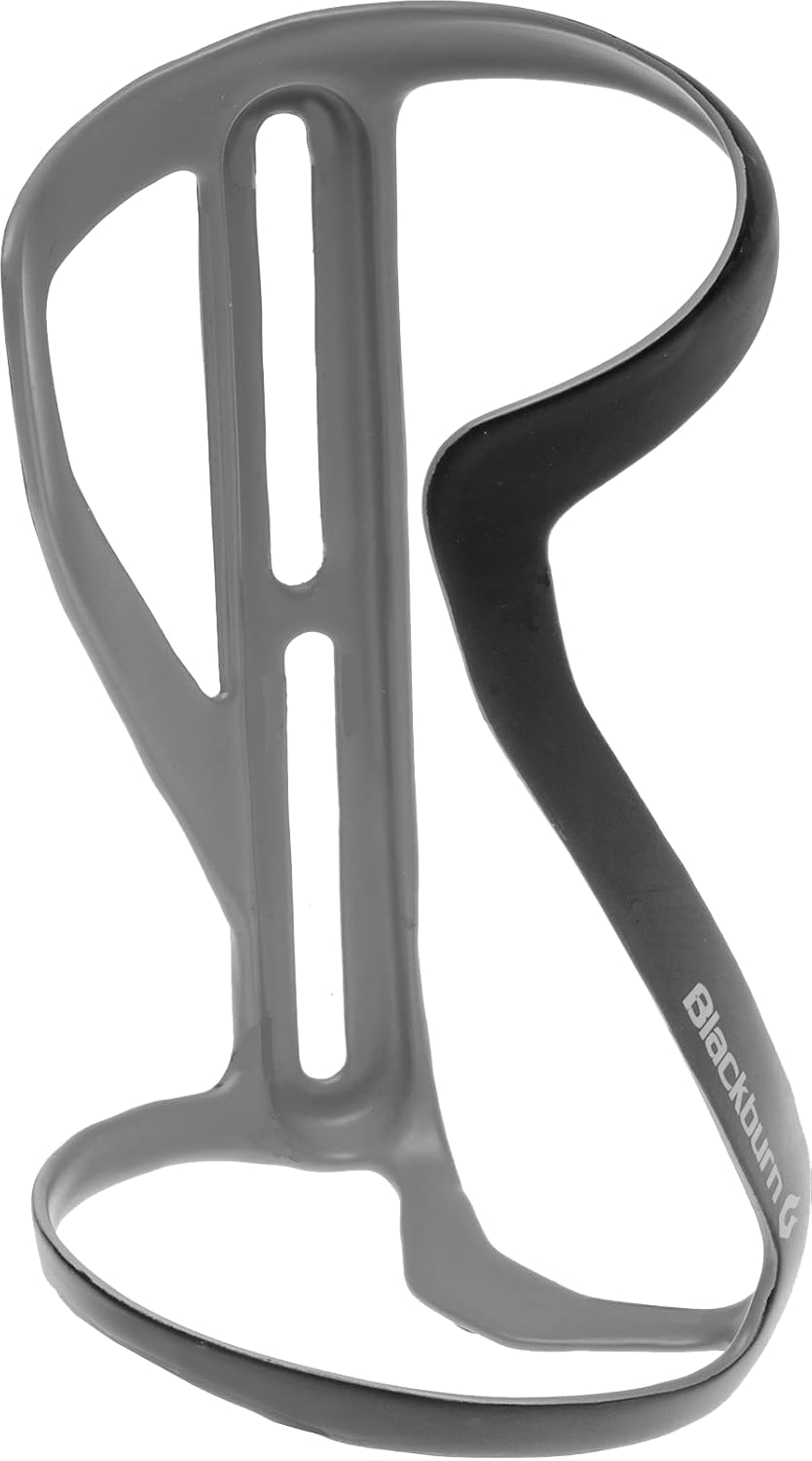 Blackburn Clutch Carbon Side-Entry Bike Bottle Cage (Grey, Left)