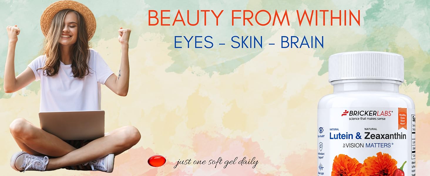 AREDS-2 Lutein and Zeaxanthin - Beauty from Within