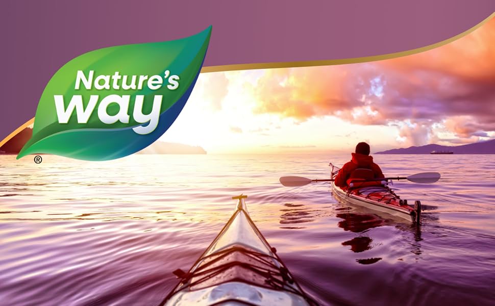 Cold and flu banner featuring a person kayaking and the front of another kayak out on a lake