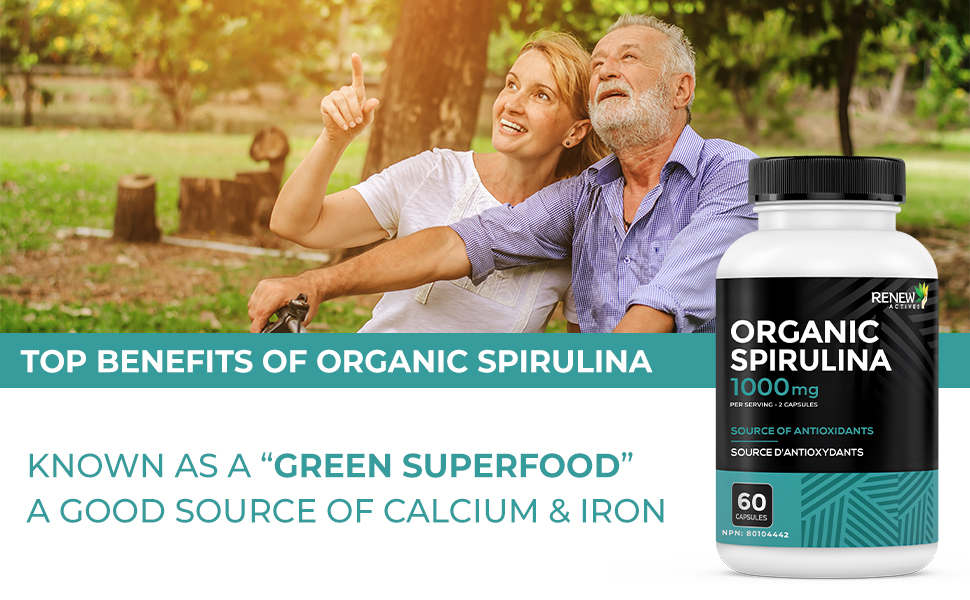 top benefits of organic spirulina